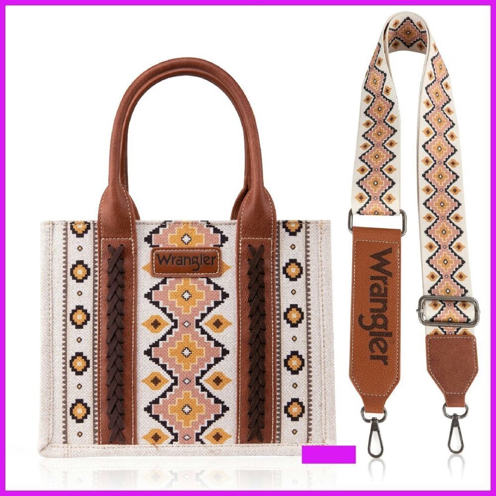 Western Aztec Tote Bag Hobo Satchel Crossbody Adjustable Strap Elegant Chic